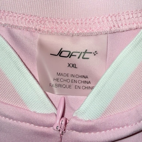 JOFIT Endurance Cutaway Racerback Golf Polo - Almond Blossom (Pink) XXL - Picture 9 of 12